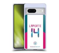 Head Case Designs Officially Licensed Manchester City Man City FC Aymeric Laporte 2021/22 Players Away Kit Group 1 Gel Case [Military Grade Protection] Compatible With Google Pixel 7