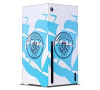 Head Case Designs Officially Licensed Manchester City Man City FC Badge Ship Logo Art Game Console Wrap Case Cover Compatible With Xbox Series X