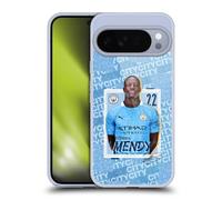 Head Case Designs Officially Licensed Manchester City Man City FC Benjamin Mendy 2020/21 First Team Gel Case [Military Grade] Compatible with Google Pixel 10 Pro XL and Compatible with MagSafe