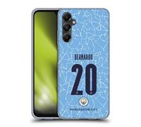 Head Case Designs Officially Licensed Manchester City Man City FC Bernardo Silva 2020/21 Players Home Kit Group 1 Gel Case [Military Grade Protection] Compatible With Samsung Galaxy A05s
