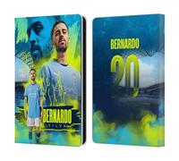 Head Case Designs Officially Licensed Manchester City Man City FC Bernardo Silva 2024/25 First Team Leather Wallet Case Compatible With Amazon Kindle Paperwhite 6