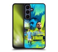 Head Case Designs Officially Licensed Manchester City Man City FC Bernardo Silva 2024/25 First Team Gel Armour Case [Military Grade Protection] Compatible With Samsung Galaxy S25 FE