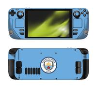 Head Case Designs Officially Licensed Manchester City Man City FC Blue Full Colour Badge Vinyl Sticker Skin Decal Cover Compatible With Valve Steam Deck