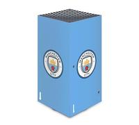Head Case Designs Officially Licensed Manchester City Man City FC Blue Full Colour Badge Vinyl Sticker Gaming Skin Decal Cover Compatible With Xbox Series X Console