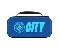 Head Case Designs Officially Licensed Manchester City Man City FC City Badge Graphic Logo Blue Hard Storage Travel Carry Case Compatible With Nintendo Switch 2