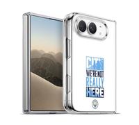 Head Case Designs Officially Licensed Manchester City Man City FC City We're Not Really Here Graphics Gel Case [Military Grade Protection] Compatible with Apple iPhone Duo and Compatible with MagSafe