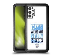 Head Case Designs Officially Licensed Manchester City Man City FC City We're Not Really Here Graphics Ultra-Armoured Shockproof Case [Military Grade] Compatible With Samsung Galaxy A13 (2022)
