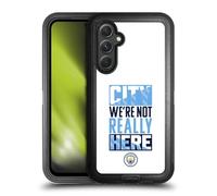 Head Case Designs Officially Licensed Manchester City Man City FC City We're Not Really Here Graphics Ultra-Armoured Shockproof Case [Military Grade Protection] Compatible With Samsung Galaxy A54 5G