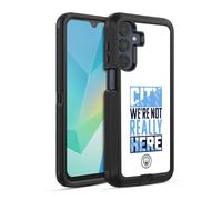 Head Case Designs Officially Licensed Manchester City Man City FC City We're Not Really Here Graphics Ultra-Armoured Shockproof Case [Military Grade Protection] Compatible With Samsung Galaxy A16 5G