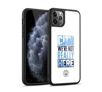 Head Case Designs Officially Licensed Manchester City Man City FC City We're Not Really Here Graphics Gel Armour Case [Military Grade Protection] Compatible With Apple iPhone 11 Pro Max