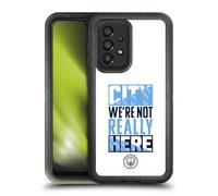 Head Case Designs Officially Licensed Manchester City Man City FC City We're Not Really Here Graphics Ultra-Armoured Shockproof Case [Military Grade Protection] Compatible With Galaxy A33 5G (2022)
