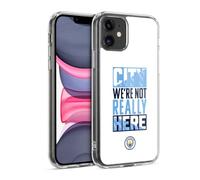 Head Case Designs Officially Licensed Manchester City Man City FC City We're Not Really Here Graphics Gel Case [Military Grade Protection] Compatible With Apple iPhone 11