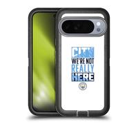 Head Case Designs Officially Licensed Manchester City Man City FC City We're Not Really Here Graphics Ultra-Armoured Shockproof Case [Military Grade Protection] Compatible With Google Pixel 10 Pro XL