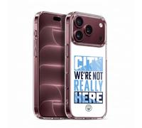 Head Case Designs Officially Licensed Manchester City Man City FC City We're Not Really Here Graphics Gel Case [Military Grade] Compatible with Apple iPhone 18 Pro and Compatible with MagSafe