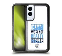 Head Case Designs Officially Licensed Manchester City Man City FC City We're Not Really Here Graphics Ultra-Armoured Shockproof Case [Military Grade Protection] Compatible With Samsung Galaxy S25 Edge