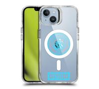 Head Case Designs Officially Licensed Manchester City Man City FC Cityzens Logo Icon Shockproof Bumper Case [Military Grade Protection] Compatible with and Compatible with MagSafe Apple iPhone 14