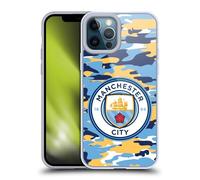 Head Case Designs Officially Licensed Manchester City Man City FC Club Badge Camou Gel Case [Military Grade Protection] Compatible With Apple iPhone 12 Pro Max