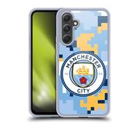 Head Case Designs Officially Licensed Manchester City Man City FC Club Digital Camouflage Gel Case [Military Grade Protection] Compatible With Samsung Galaxy A54 5G