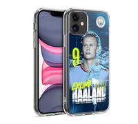 Head Case Designs Officially Licensed Manchester City Man City FC Erling Haaland 2022/23 First Team Soft Gel Case Compatible With Apple iPhone 11