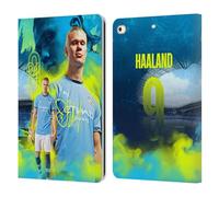 Head Case Designs Officially Licensed Manchester City Man City FC Erling Haaland 2024/25 First Team Leather Wallet Case Compatible With Apple iPad 9.7 2017 / iPad 9.7 2018