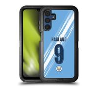 Head Case Designs Officially Licensed Manchester City Man City FC Erling Haaland 2025/26 Players Home Kit Ultra-Armoured Shockproof Case [Military Grade Protection] Compatible With Samsung Galaxy A15