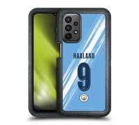 Head Case Designs Officially Licensed Manchester City Man City FC Erling Haaland 2025/26 Players Home Kit Ultra-Armoured Shockproof Case [Military Grade] Compatible With Samsung Galaxy A23 / 5G (2022)