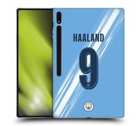 Head Case Designs Officially Licensed Manchester City Man City FC Erling Haaland 2025/26 Players Home Kit Gel Case [Military Grade Protection] Compatible With Samsung Galaxy Tab S8 Ultra