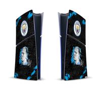 Head Case Designs Officially Licensed Manchester City Man City FC Erling Haaland Graffiti by Murwalls Vinyl Gaming Skin Decal Compatible With Sony PlayStation 5 PS5 Slim Digital Edition Console