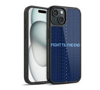Head Case Designs Officially Licensed Manchester City Man City FC Fight 'Til The End Graphics Gel Armour Case [Military Grade Protection] Compatible With Apple iPhone 15