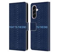 Head Case Designs Officially Licensed Manchester City Man City FC Fight 'Til The End Graphics Leather Wallet Case Compatible With Samsung Galaxy A56 5G