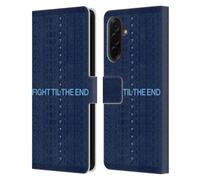 Head Case Designs Officially Licensed Manchester City Man City FC Fight 'Til The End Graphics Leather Wallet Case Compatible With Samsung Galaxy A36 5G