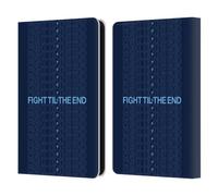 Head Case Designs Officially Licensed Manchester City Man City FC Fight 'Til The End Graphics Leather Wallet Case Compatible With Amazon Kindle 11th Gen 6in 2022