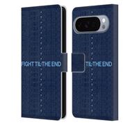 Head Case Designs Officially Licensed Manchester City Man City FC Fight 'Til The End Graphics Leather Wallet Case Compatible With Google Pixel 10 Pro XL