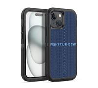 Head Case Designs Officially Licensed Manchester City Man City FC Fight 'Til The End Graphics Ultra-Armoured Shockproof Case [Military Grade Protection] Compatible With Apple iPhone 15