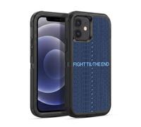 Head Case Designs Officially Licensed Manchester City Man City FC Fight 'Til The End Graphics Ultra-Armoured Shockproof Case [Military Grade Protection] Compatible With Apple iPhone 12 / iPhone 12 Pro
