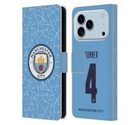 Head Case Designs Officially Licensed Manchester City Man City FC Gemma Bonner 2020/21 Women's Home Kit Group 1 Leather Wallet Case Compatible With Apple iPhone 17 Pro