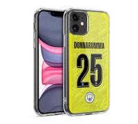 Head Case Designs Officially Licensed Manchester City Man City FC Gianluigi Donnarumma 2025/26 Players Home Kit 1st Group Gel Case Compatible with Apple iPhone 11 & Compatible with MagSafe