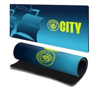 Head Case Designs Officially Licensed Manchester City Man City FC Gradient Crest Logo Gaming Office Desk PC Keyboard Mouse Mat Pad 23.62 x 11.81 x 0.12 inches (600 x 300 mm) - L