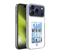 Head Case Designs Officially Licensed Manchester City Man City FC Graphics City We're Not Really Here Soft Gel Case for Apple iPhone 17 Pro
