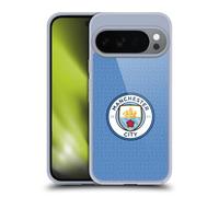 Head Case Designs Officially Licensed Manchester City Man City FC Home 2021/22 Badge Kit Gel Case [Military Grade Protection] Compatible with Google Pixel 10 and Compatible with MagSafe