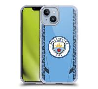 Head Case Designs Officially Licensed Manchester City Man City FC Home 2024/25 Badge Kit Soft Gel Case Compatible With Apple iPhone 14