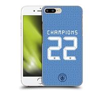 Head Case Designs Officially Licensed Manchester City Man City FC Home Kit 2021/22 Premier League Champions Hard Back Case Compatible With Apple iPhone 7 Plus/iPhone 8 Plus