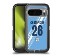 Head Case Designs Officially Licensed Manchester City Man City FC Home Kit 2026 Cup Champions Ultra-Armoured Shockproof Case [Military Grade Protection] Compatible With Google Pixel 10