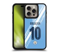 Head Case Designs Officially Licensed Manchester City Man City FC Jack Grealish 2025/26 Players Home Kit Gel Armour Case [Military Grade Drop Protection] Compatible With Apple iPhone 16 Pro