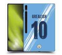 Head Case Designs Officially Licensed Manchester City Man City FC Jack Grealish 2025/26 Players Home Kit Gel Case [Military Grade Protection] Compatible With Samsung Galaxy Tab S8 Ultra