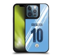 Head Case Designs Officially Licensed Manchester City Man City FC Jack Grealish 2025/26 Players Home Kit Gel Armour Case [Military Grade Protection] Compatible With Apple iPhone 13 Pro