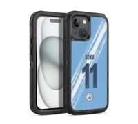 Head Case Designs Officially Licensed Manchester City Man City FC Jérémy Doku 2025/26 Players Home Kit 2nd Group Ultra-Armoured Shockproof Case [Military Grade] Compatible With Apple iPhone 15