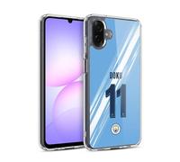 Head Case Designs Officially Licensed Manchester City Man City FC Jérémy Doku 2025/26 Players Home Kit 2nd Group Gel Case [Military Grade Protection] Compatible With Samsung Galaxy A07 4G