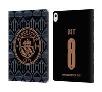 Head Case Designs Officially Licensed Manchester City Man City FC Jill Scott 2020/21 Women's Away Kit Group 1 Leather Wallet Case Compatible With Apple iPad Air 13 2024/2025