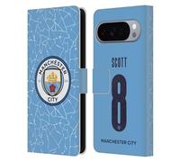 Head Case Designs Officially Licensed Manchester City Man City FC Jill Scott 2020/21 Women's Home Kit Group 1 Leather Wallet Case Compatible With Google Pixel 10 Pro XL